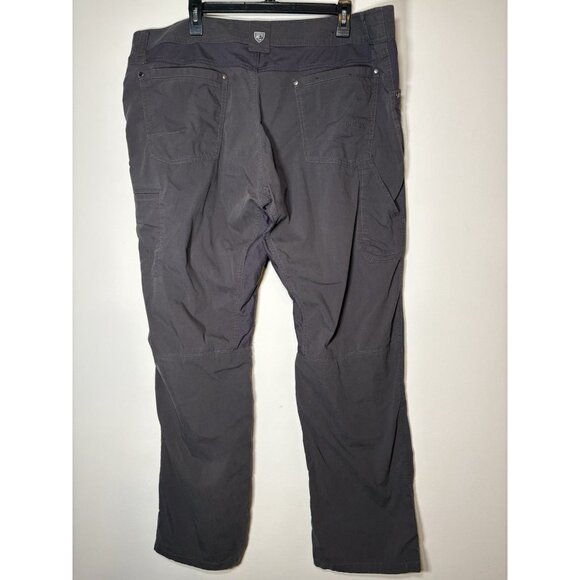KUHL Black Outdoor Gorpcore Mens Hiking Work Pants Size 42x32 - Picture 5 of 7
